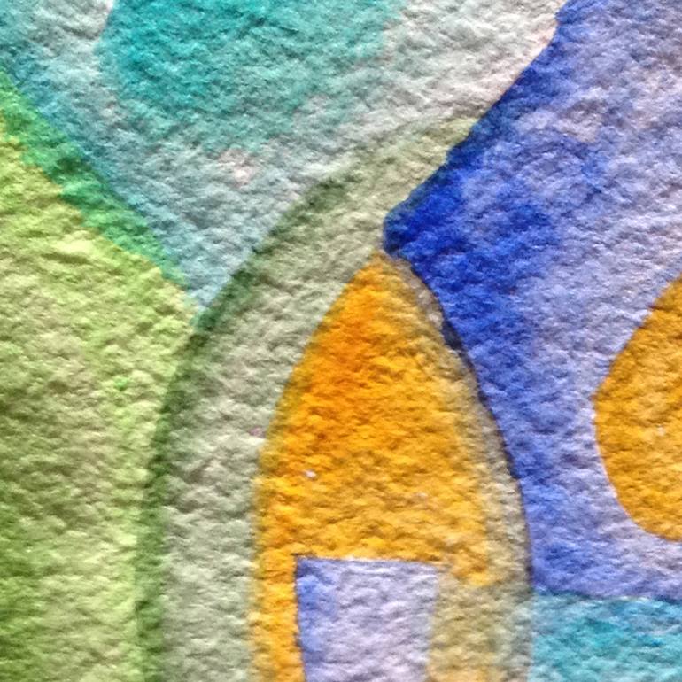 Original Abstract Expressionism Abstract Painting by Nathalie Gribinski