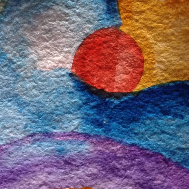 Original Abstract Expressionism Abstract Painting by Nathalie Gribinski