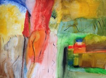 Original Abstract Expressionism Abstract Paintings by Nathalie Gribinski