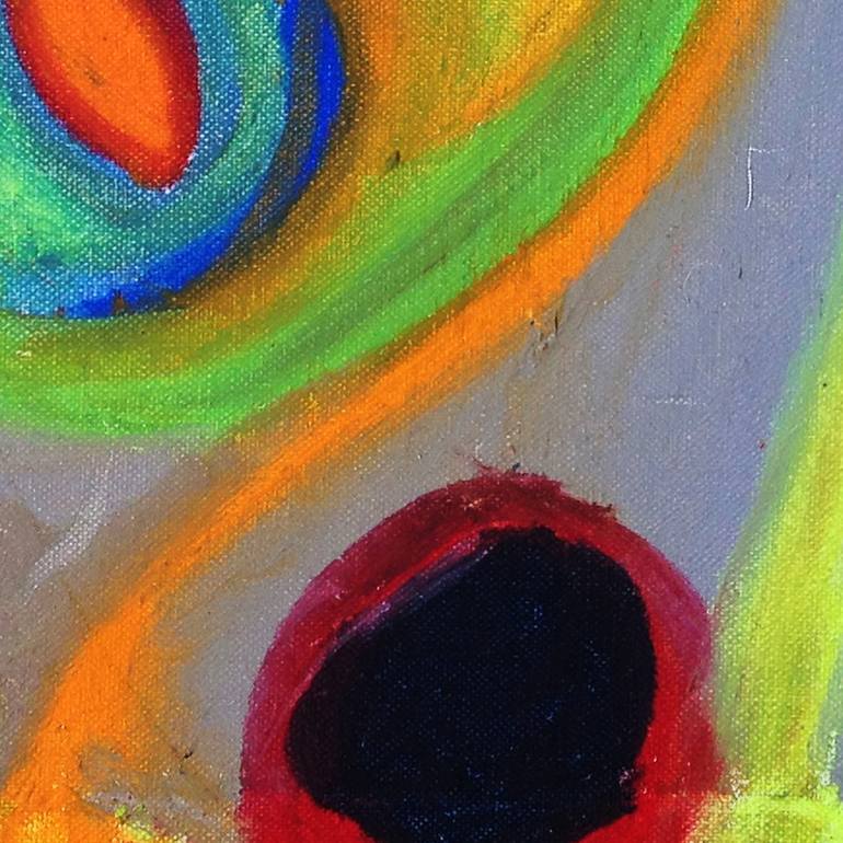 Original Abstract Expressionism Abstract Painting by Nathalie Gribinski