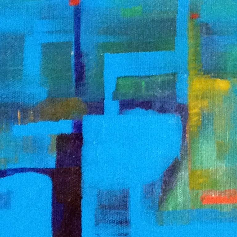 Original Fine Art Abstract Painting by Nathalie Gribinski