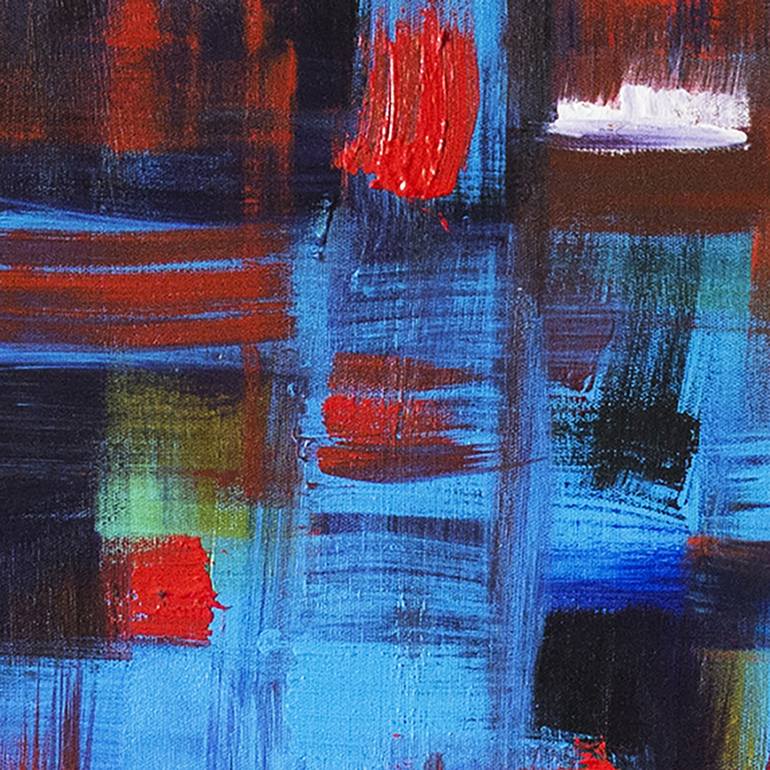 Original Abstract Expressionism Abstract Painting by Nathalie Gribinski