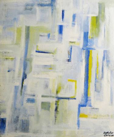 Original Abstract Expressionism Abstract Paintings by Nathalie Gribinski