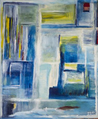 Print of Abstract Expressionism Abstract Paintings by Nathalie Gribinski