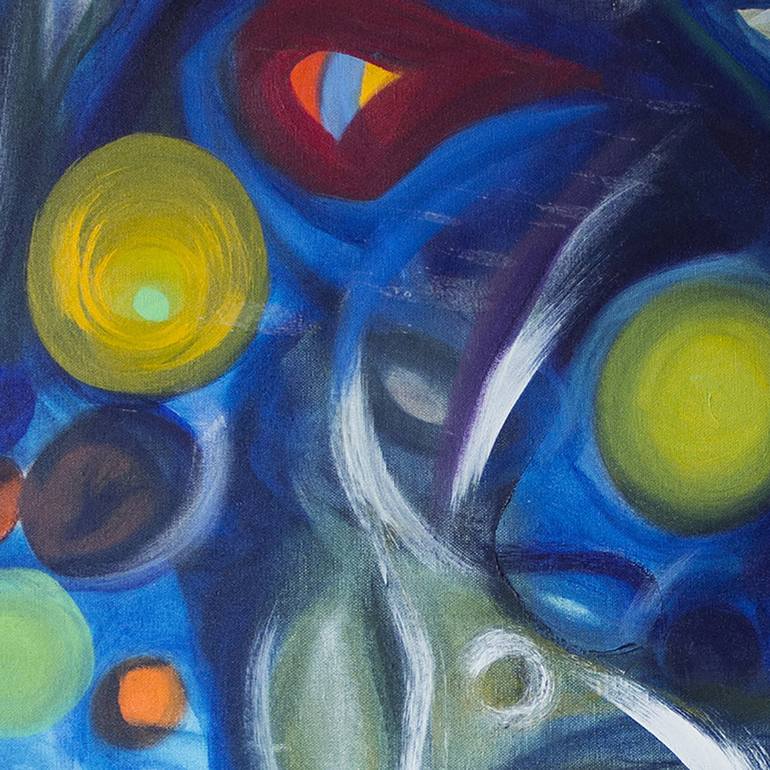Original Abstract Expressionism Abstract Painting by Nathalie Gribinski