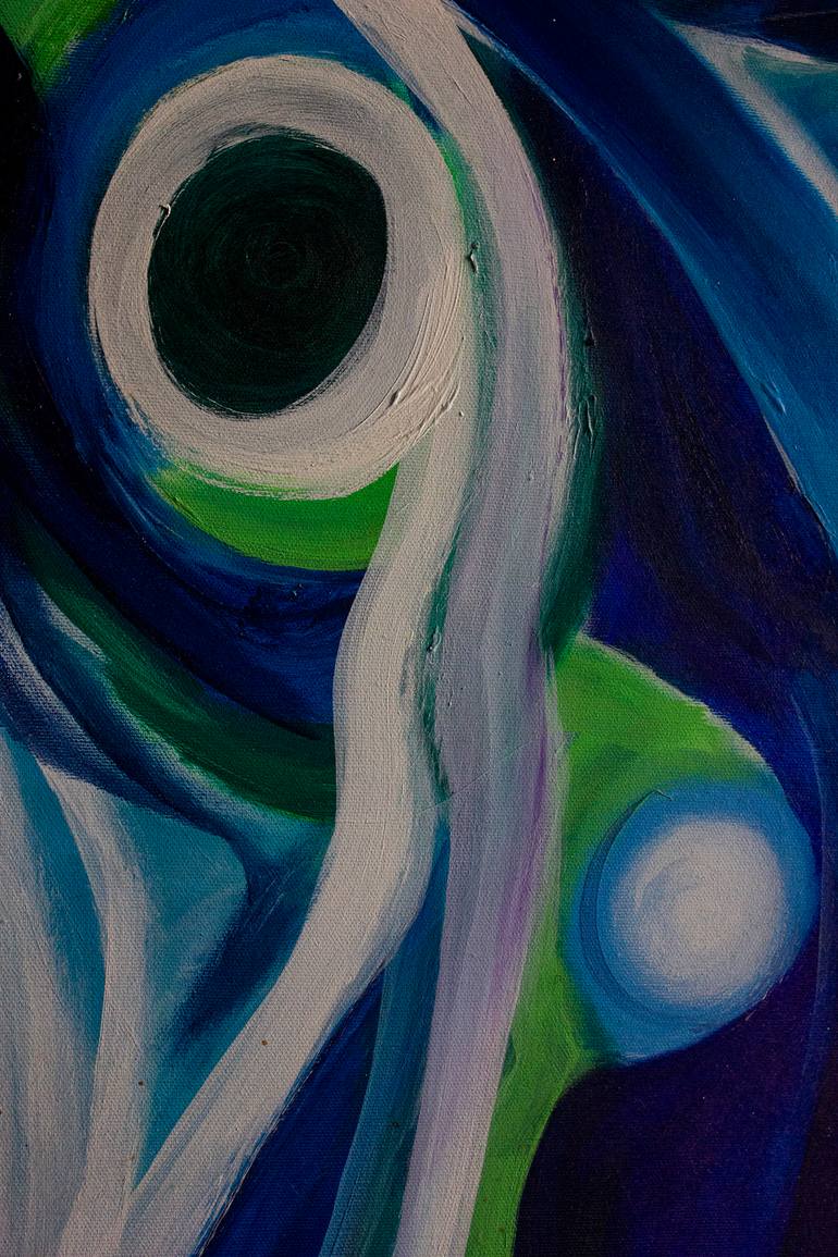 Original Abstract Expressionism Abstract Painting by Nathalie Gribinski