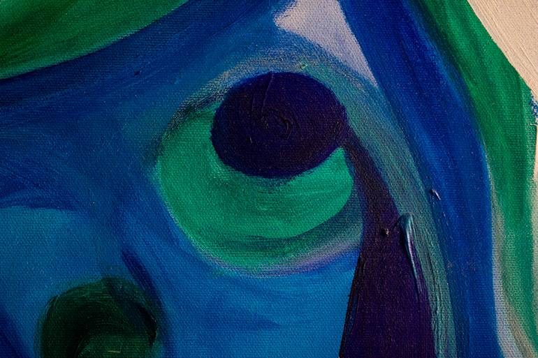 Original Abstract Expressionism Abstract Painting by Nathalie Gribinski