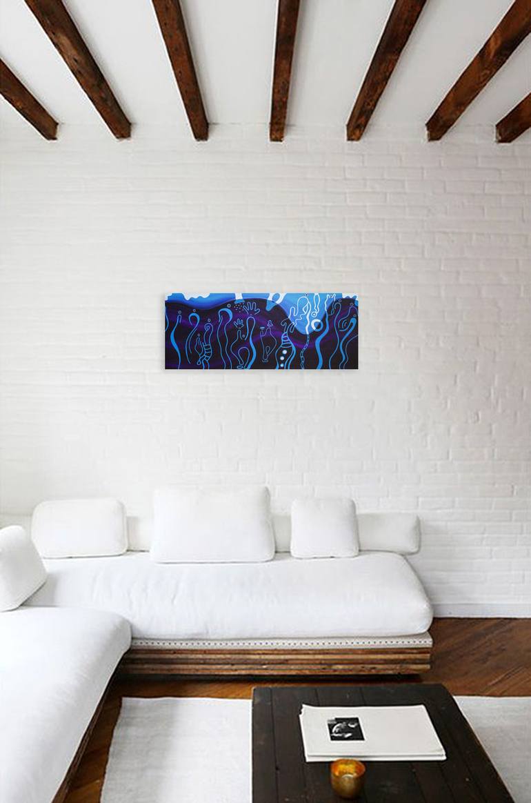 Original Abstract Painting by Nathalie Gribinski