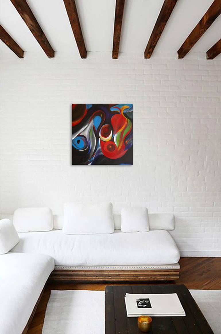 Original Abstract Painting by Nathalie Gribinski