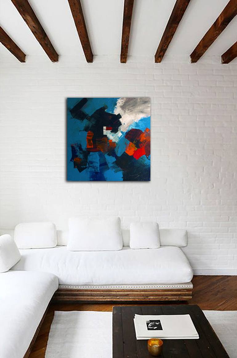 Original Modern Abstract Painting by Nathalie Gribinski