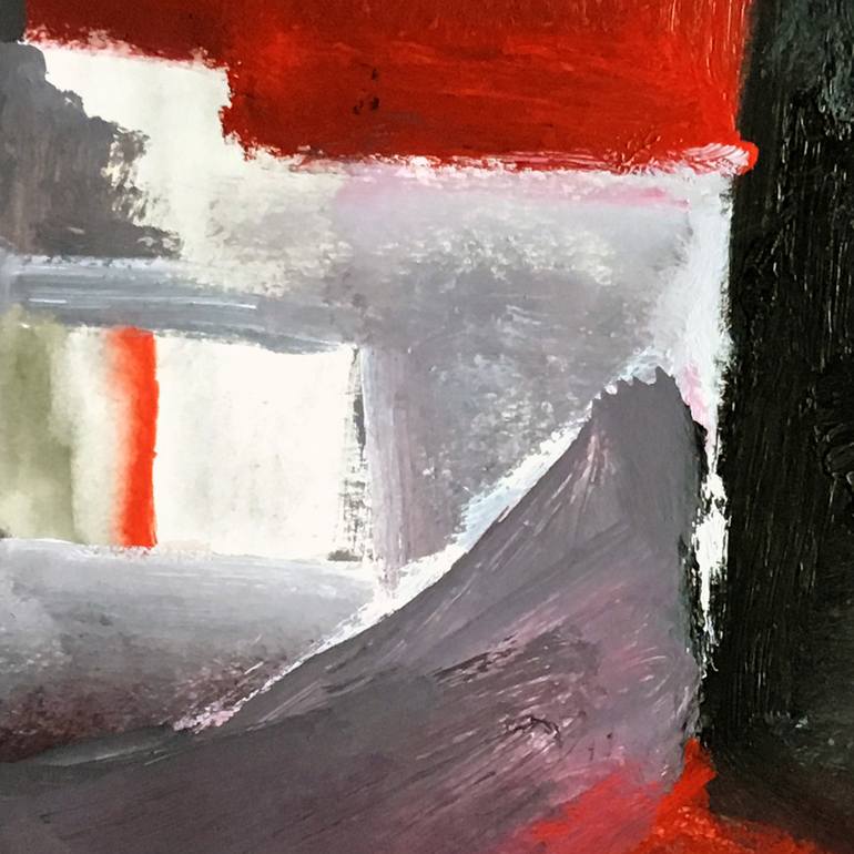 Original Fine Art Abstract Painting by Nathalie Gribinski