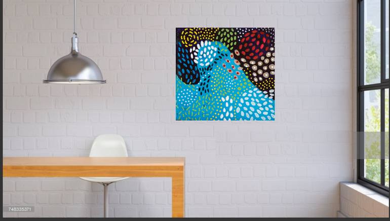 Original Other Abstract Painting by Nathalie Gribinski