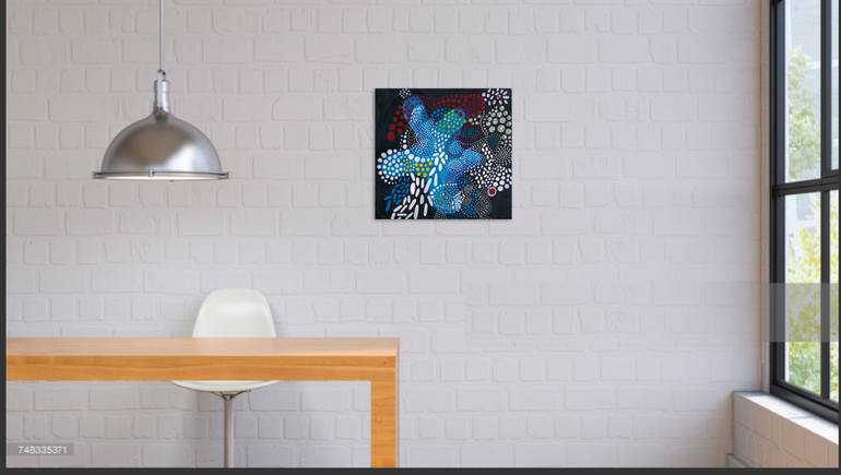 Original Fine Art Abstract Painting by Nathalie Gribinski