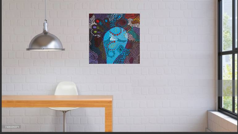 Original Abstract Painting by Nathalie Gribinski