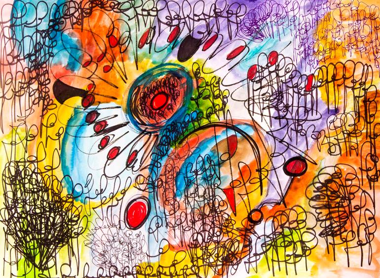 Original  Painting by nathalie gribinski