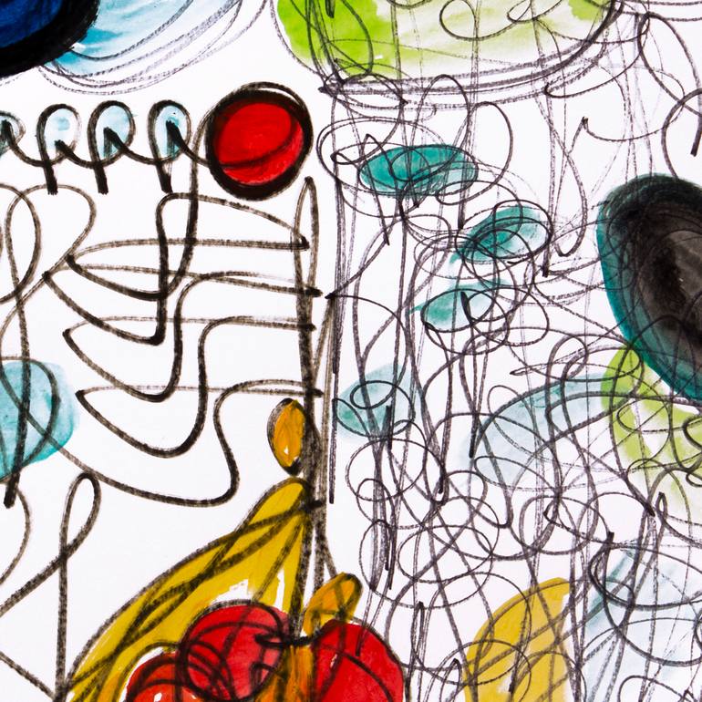 Original Other Abstract Painting by Nathalie Gribinski
