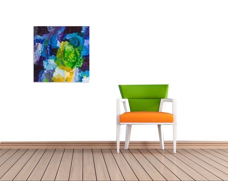 Original Fine Art Abstract Painting by Nathalie Gribinski