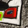 Abstract drawing/painting created with charcoal and acrylics on paper. Needs to be framed.