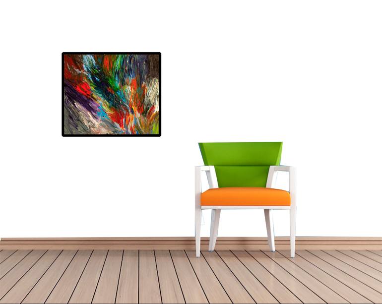 Original Fine Art Abstract Painting by Nathalie Gribinski