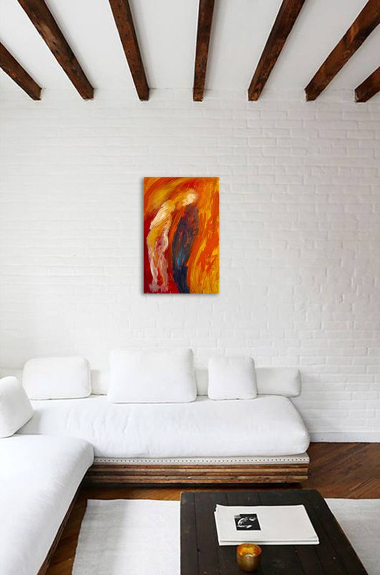 Original Abstract Painting by Nathalie Gribinski