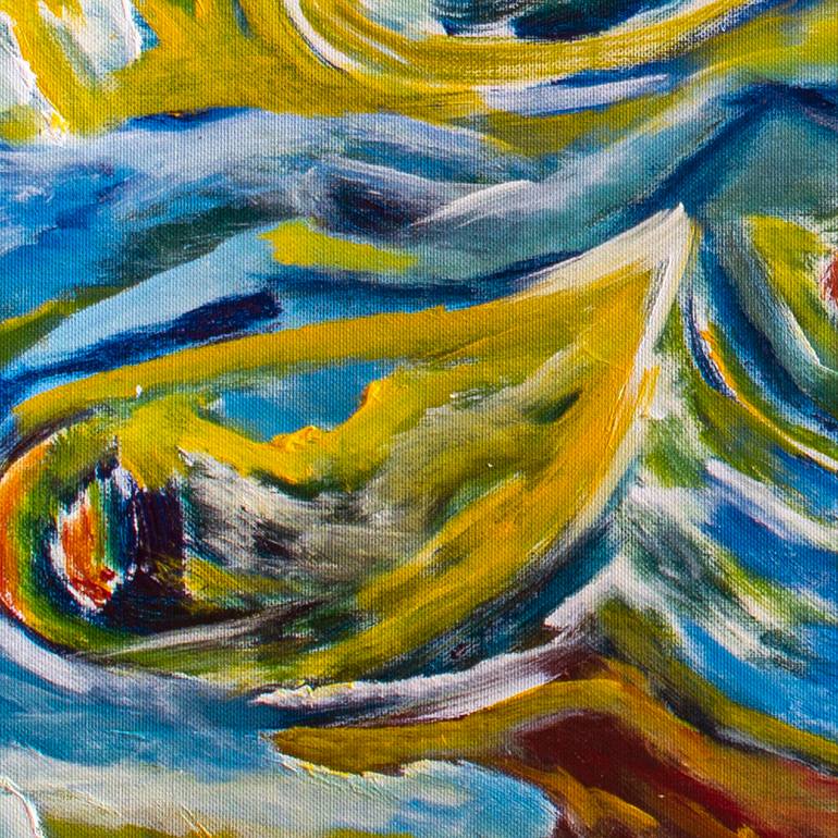 Original Abstract Painting by Nathalie Gribinski