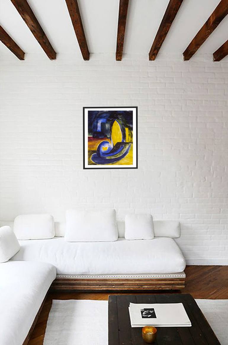 Original Abstract Painting by Nathalie Gribinski