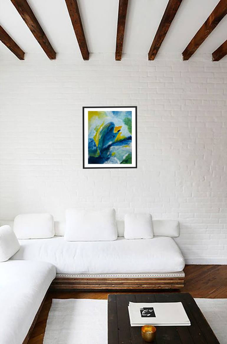 Original Abstract Painting by Nathalie Gribinski