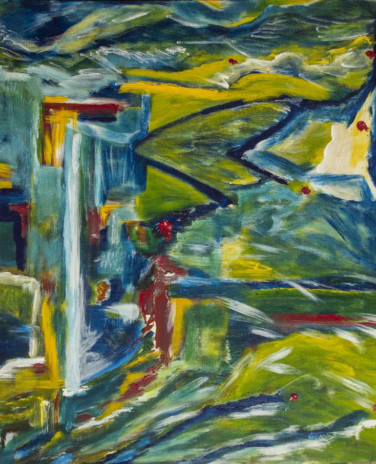 Original  Painting by nathalie gribinski