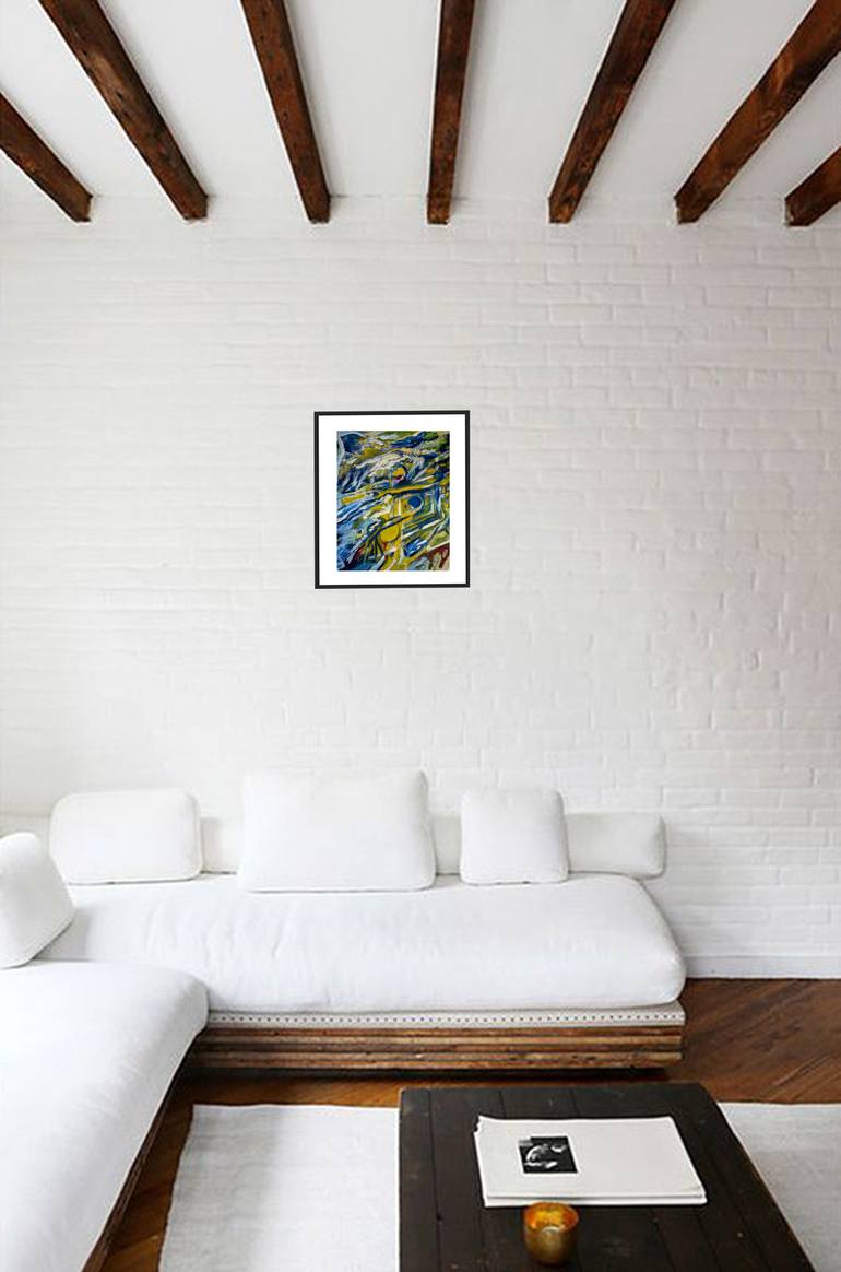 Original Abstract Painting by Nathalie Gribinski