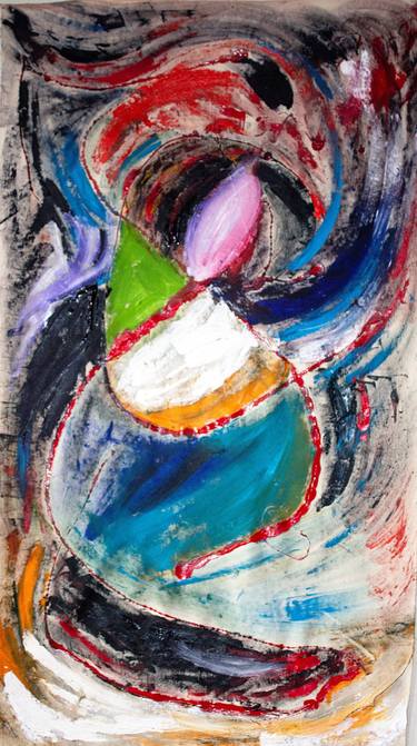 Print of Abstract Expressionism Abstract Paintings by Nathalie Gribinski