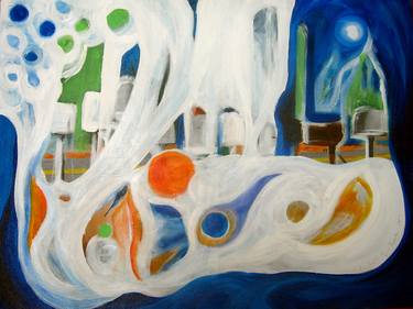 Original Abstract Paintings by Nathalie Gribinski