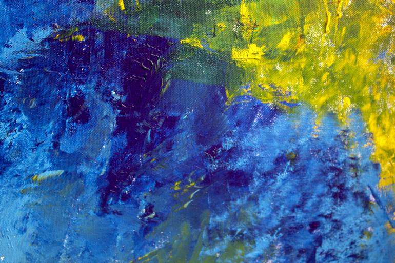 Original Impressionism Abstract Painting by Nathalie Gribinski