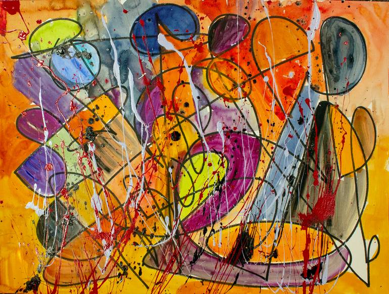 Original  Painting by nathalie gribinski