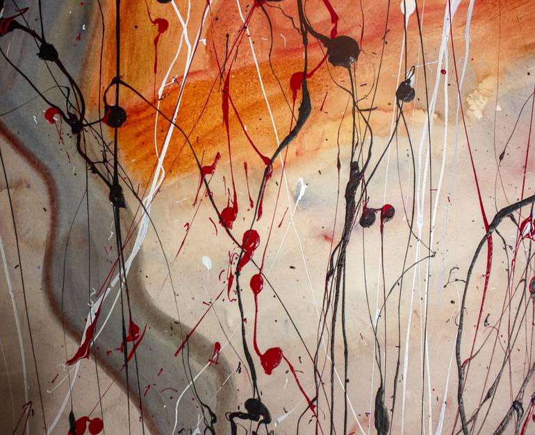 Original Abstract Painting by Nathalie Gribinski