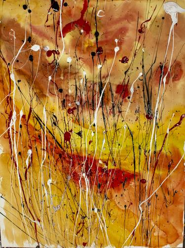 Original Abstract Expressionism Abstract Paintings by Nathalie Gribinski