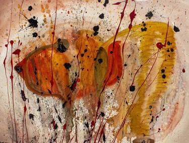 Original Abstract Expressionism Abstract Paintings by Nathalie Gribinski