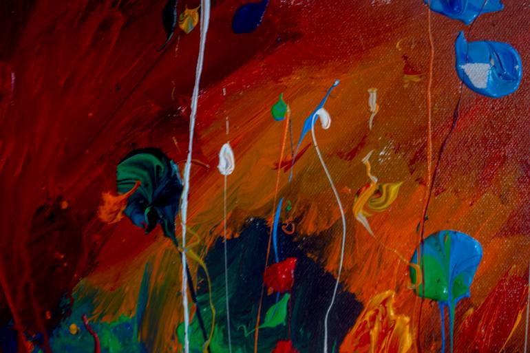 Original Abstract Expressionism Abstract Painting by Nathalie Gribinski