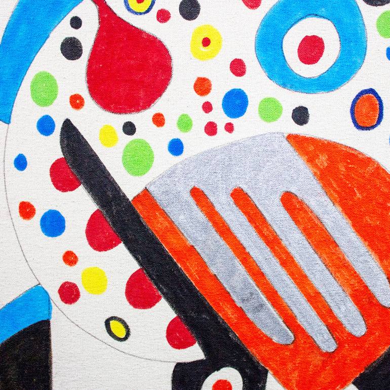 Original Abstract Expressionism Abstract Painting by Nathalie Gribinski