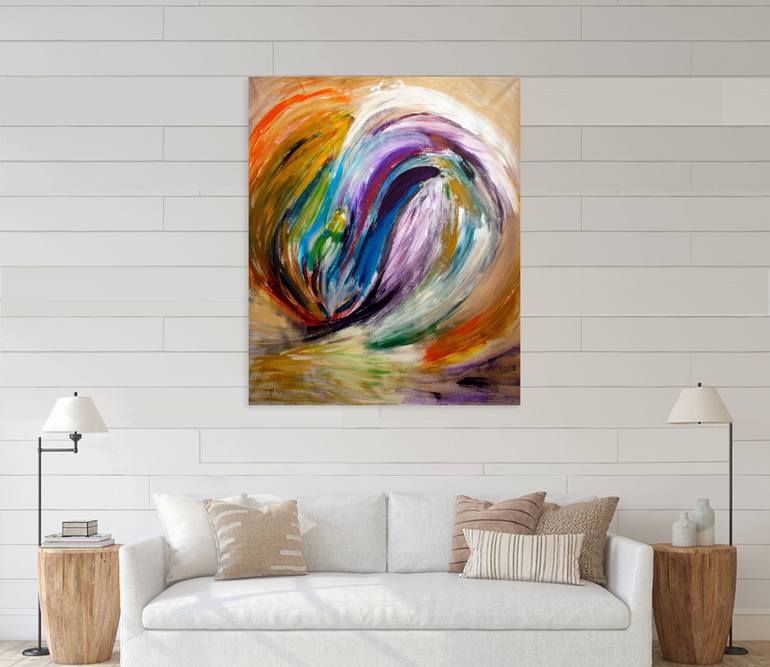 Original Abstract Painting by Nathalie Gribinski