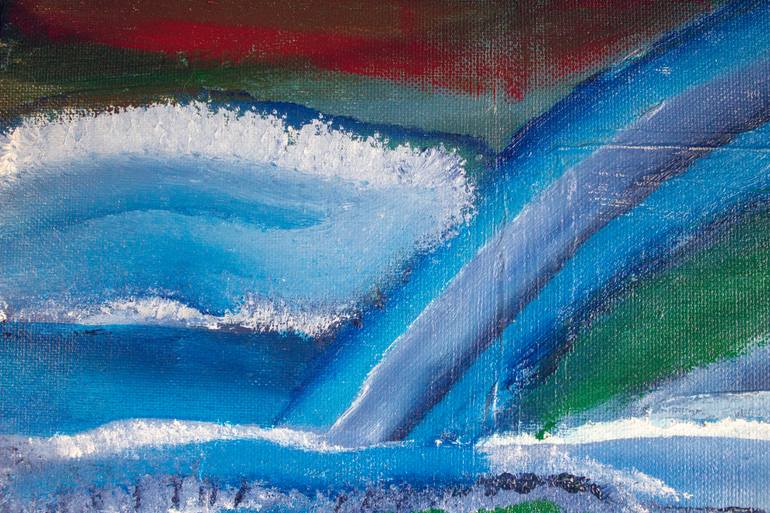 Original Abstract Expressionism Abstract Painting by Nathalie Gribinski