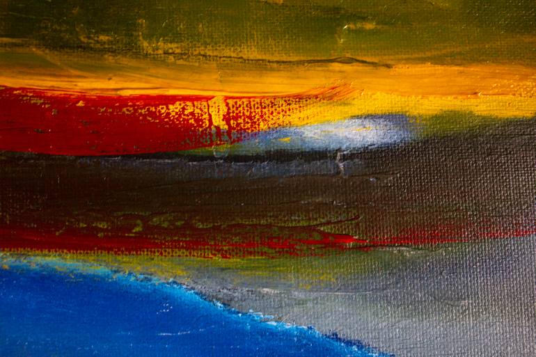 Original Abstract Expressionism Abstract Painting by Nathalie Gribinski