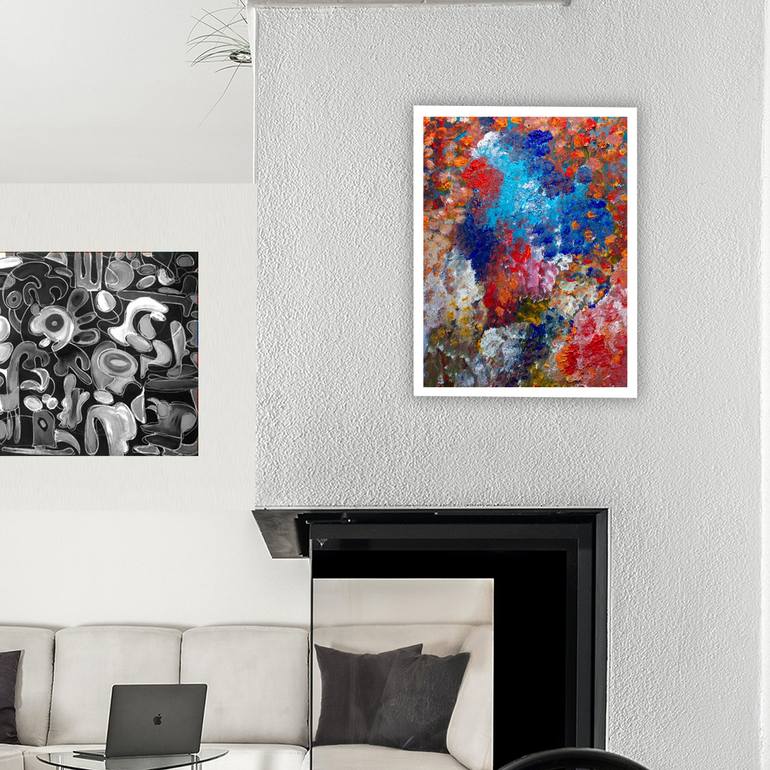 Original Abstract Painting by Nathalie Gribinski