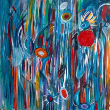 Original Abstract Paintings by Nathalie Gribinski