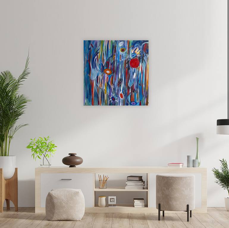 Original Abstract Painting by Nathalie Gribinski