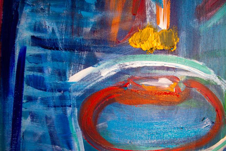 Original Abstract Expressionism Abstract Painting by Nathalie Gribinski