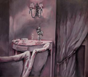 Print of Figurative Interiors Paintings by M Isabel Gonzalez Carretero