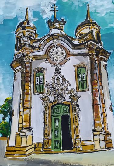 Igreja de São Francisco de Assis, Ouro Preto, Brazil thumb