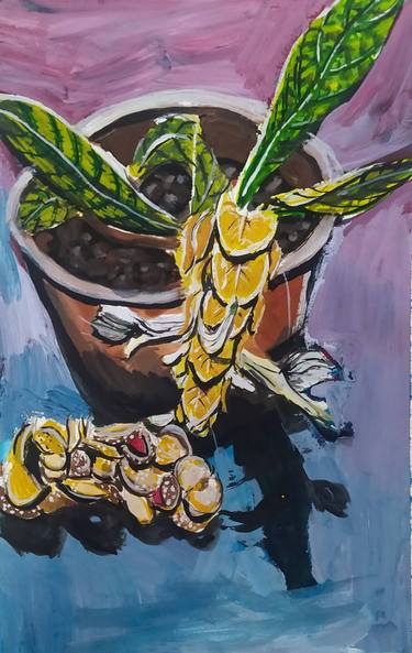 Original Figurative Botanic Painting by Juliana Facre