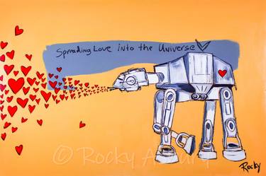 Star Wars AT-AT Spreading Love to the Universe thumb
