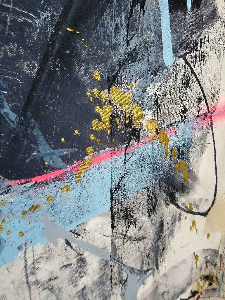 Original Abstract Expressionism Abstract Painting by Rocky Asbury